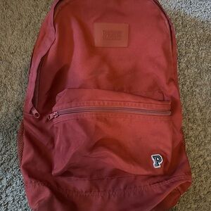 PINK Victoria's Secret Red Backpack
